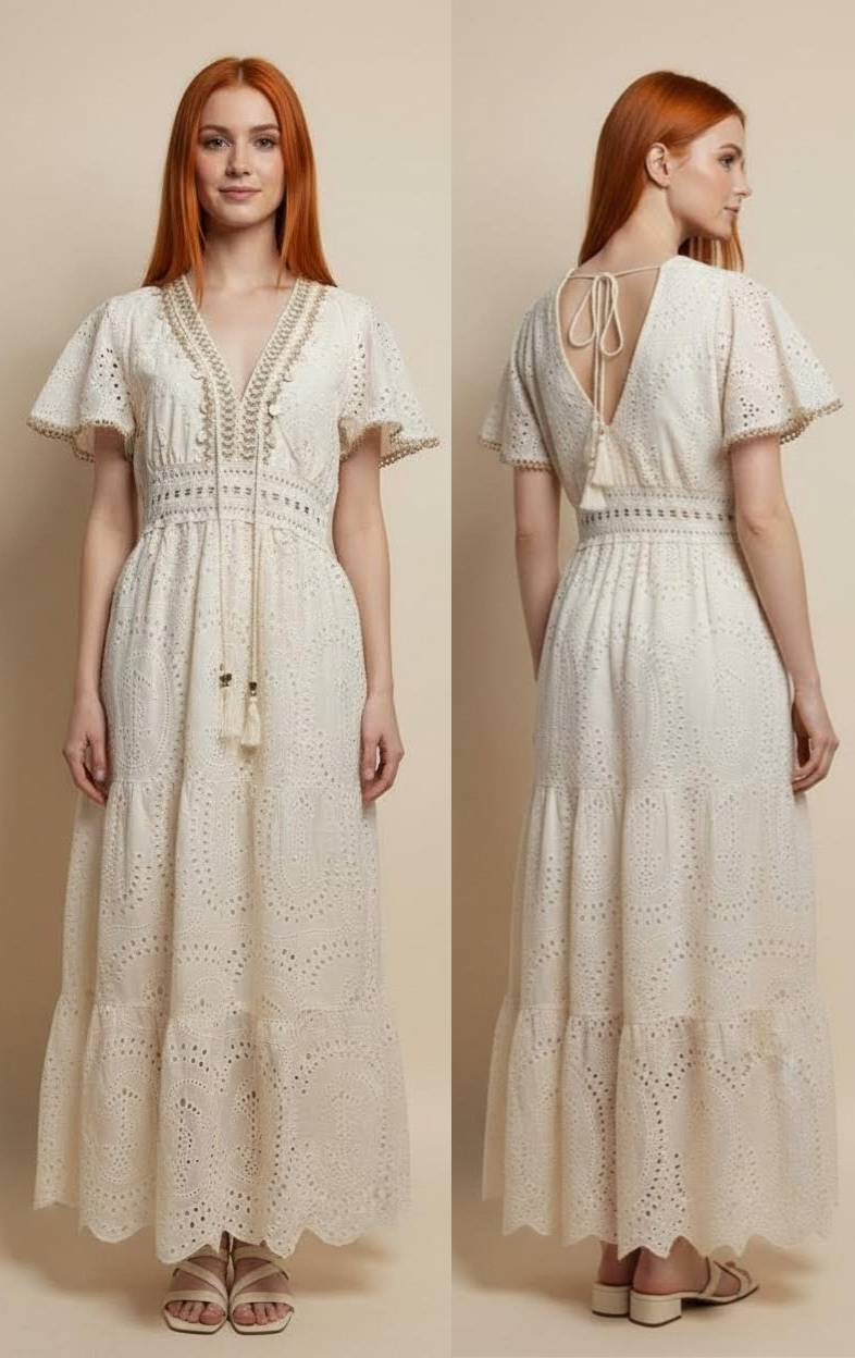 Vestido Maxi Ibiza Mariposa