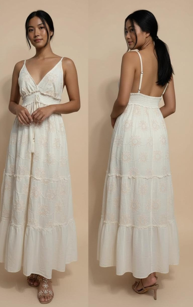 Vestido Maxi Boho Floral
