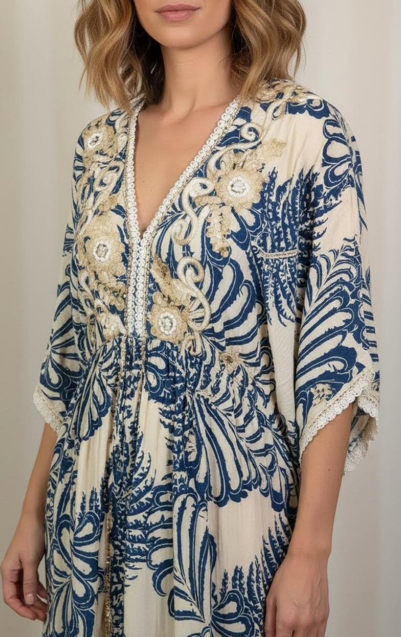 Kaftan Maxi Tropical