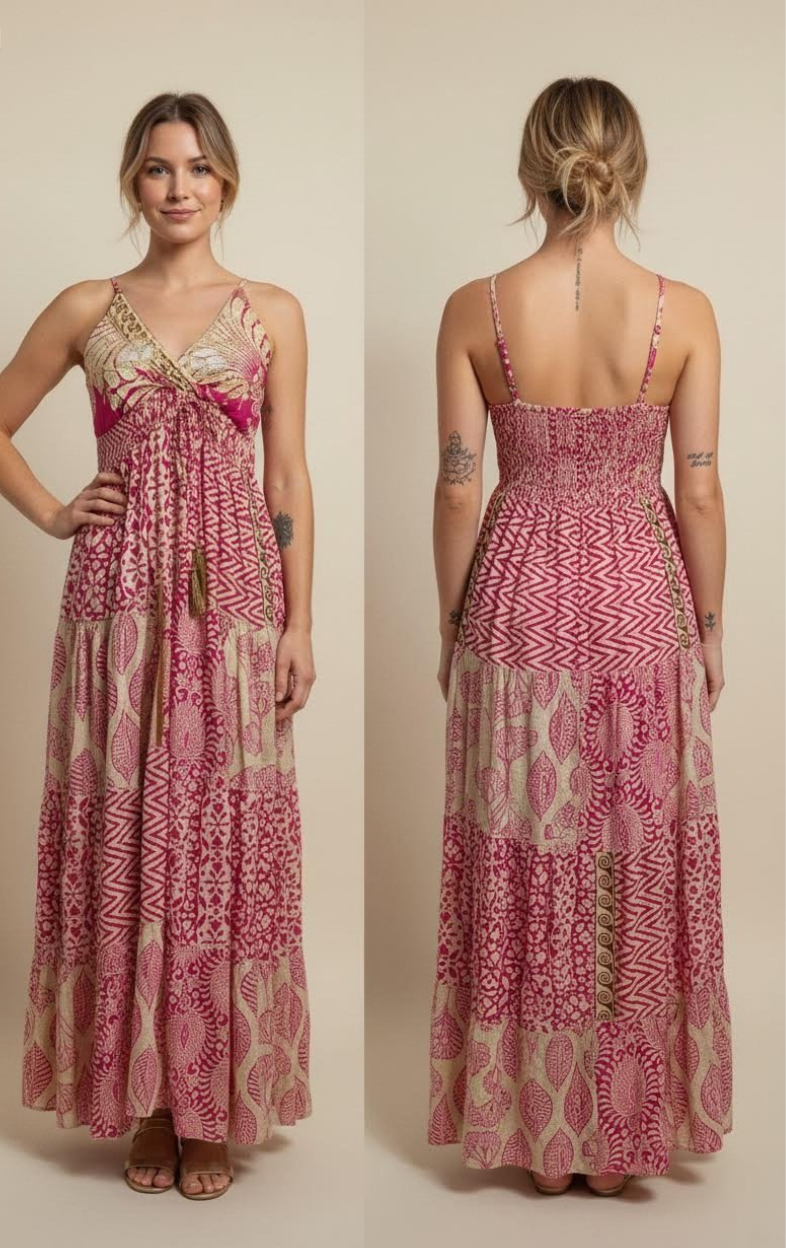 Vestido Maxi Boho Jottque