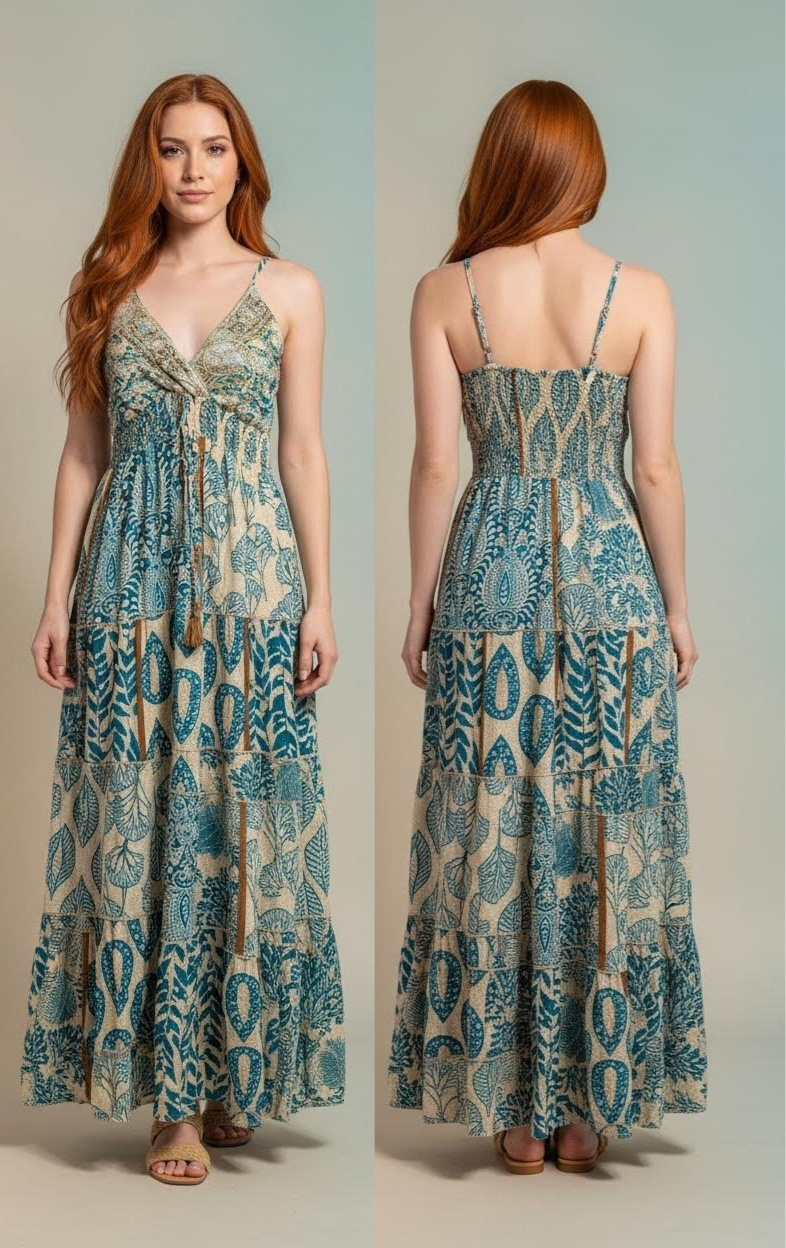 Vestido Maxi Boho Jottque