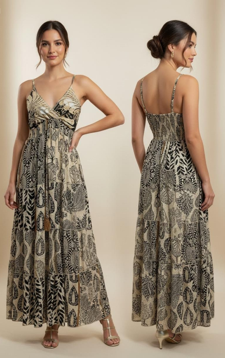 Vestido Maxi Boho Jottque