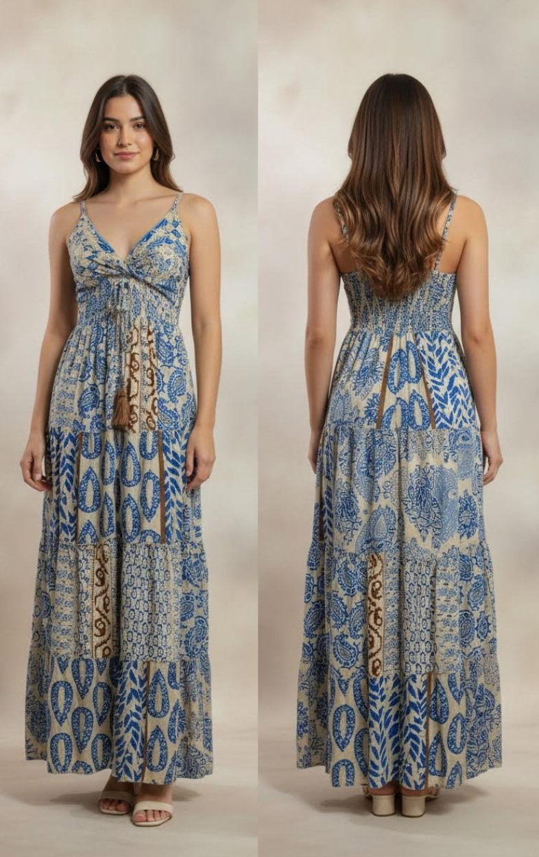Vestido Maxi Boho Jottque