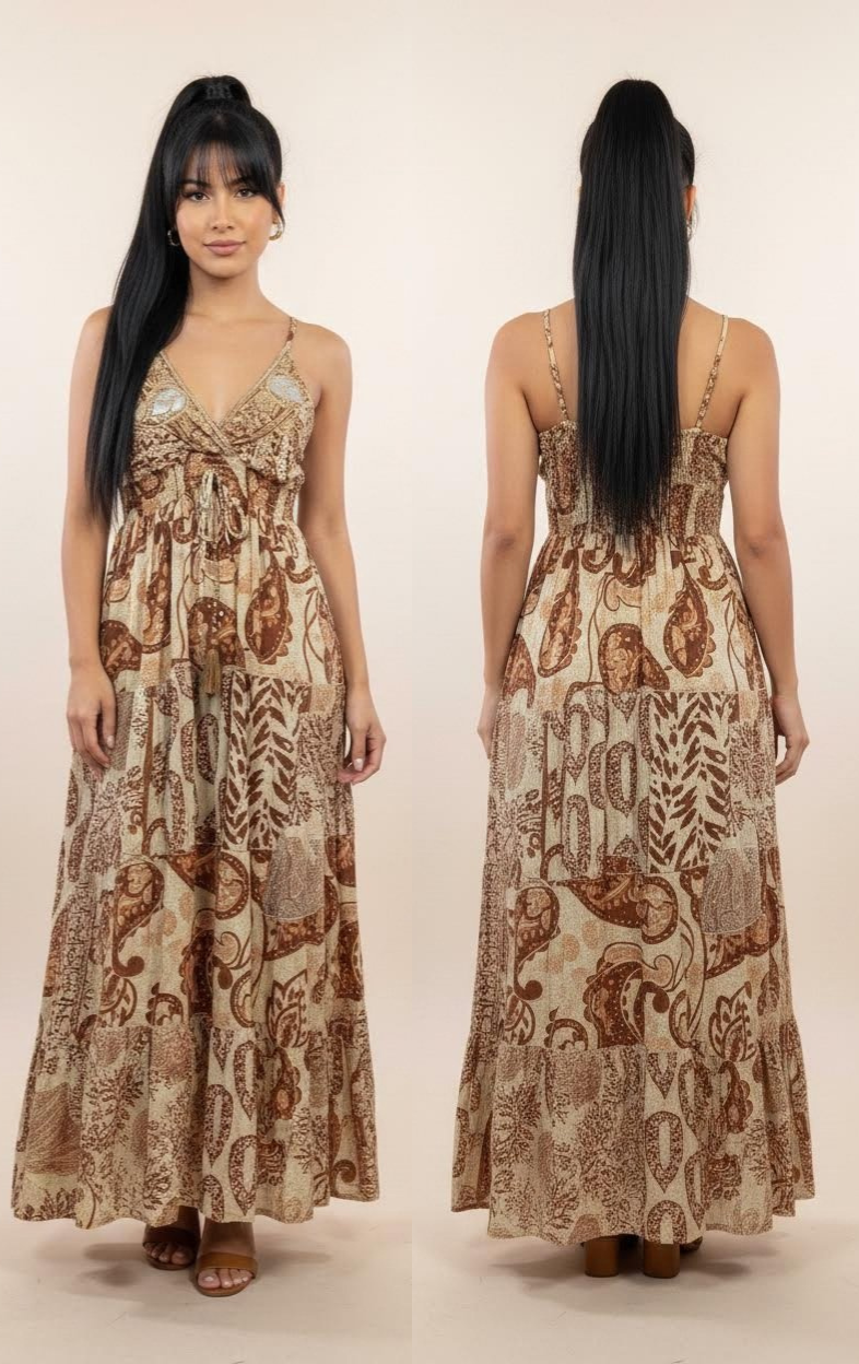 Vestido Maxi Boho Jottque