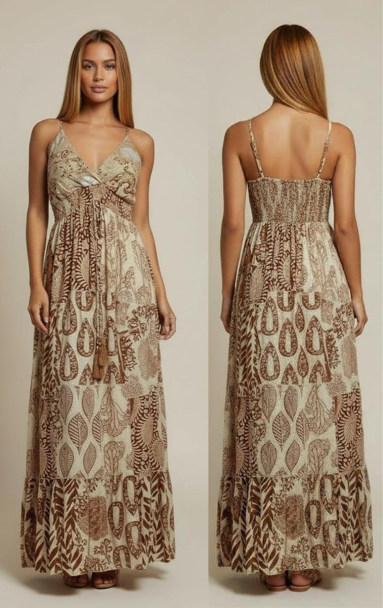 Vestido Maxi Boho Jottque