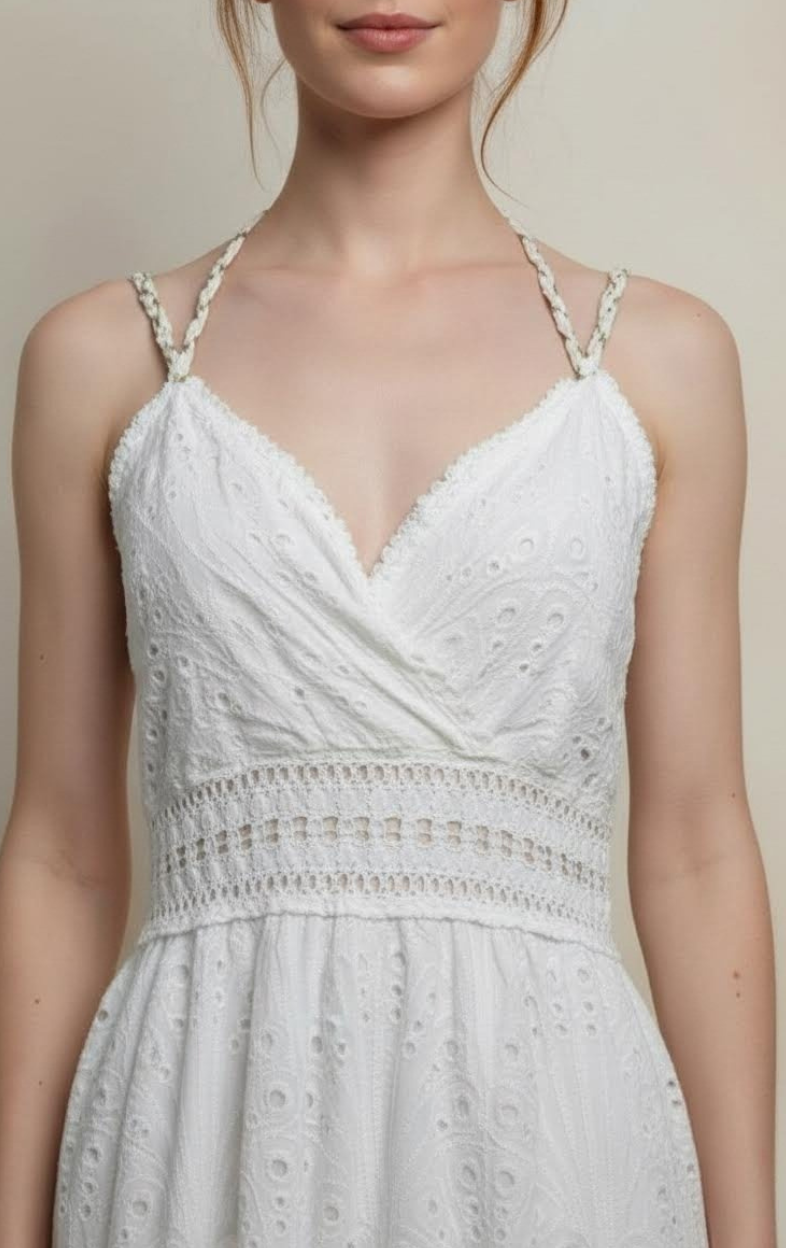 Vestido Maxi Bordado Ibiza